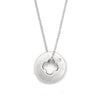 FREE Candy Machine- Silver Kings 925 Sterling Silver Pink CZ Four-leaf Clover Necklace (18')